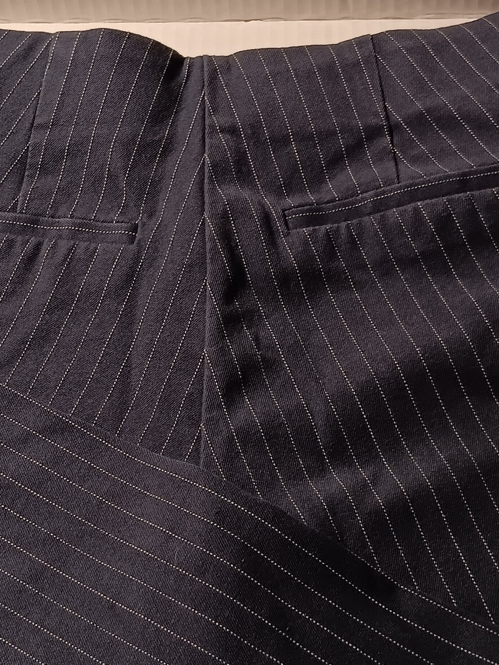 a new day Navy Pinstripe Skirt